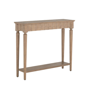 Gabby - Peterson Mindi Veneer Rectangle Trestle Console Table - Natural - SCH-175618
