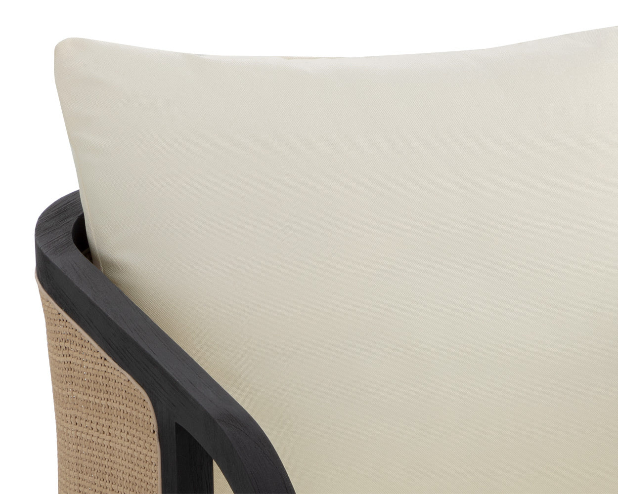 Palermo Lounge Chair - Charcoal  Stinson Cream