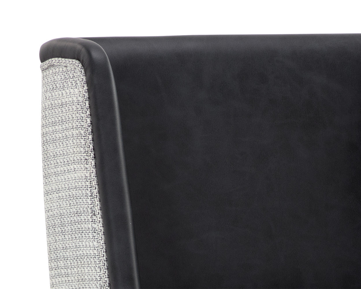 Joplin Barstool - Milliken Charcoal / Vera White Pepper
