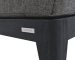 Ibiza Armless Chair - Charcoal  Gracebay Grey