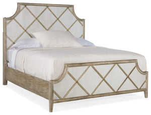 Hooker Furniture - Sanctuary Diamont King Panel Bed - 5875-90366-95