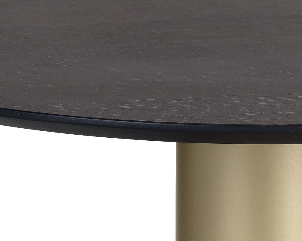 Monaco Coffee Table - Gold  Grey Marble / Charcoal Grey