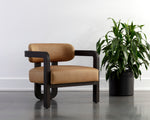 Madrone Lounge Chair - Brown  Ludlow Sesame Leather
