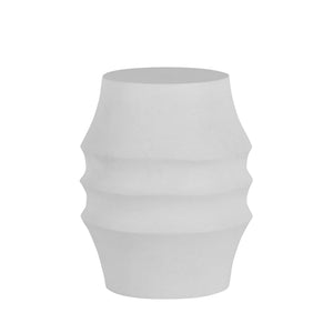 Summer Classics - Egret Cast Stone Stool - Natural Stone - 1750101