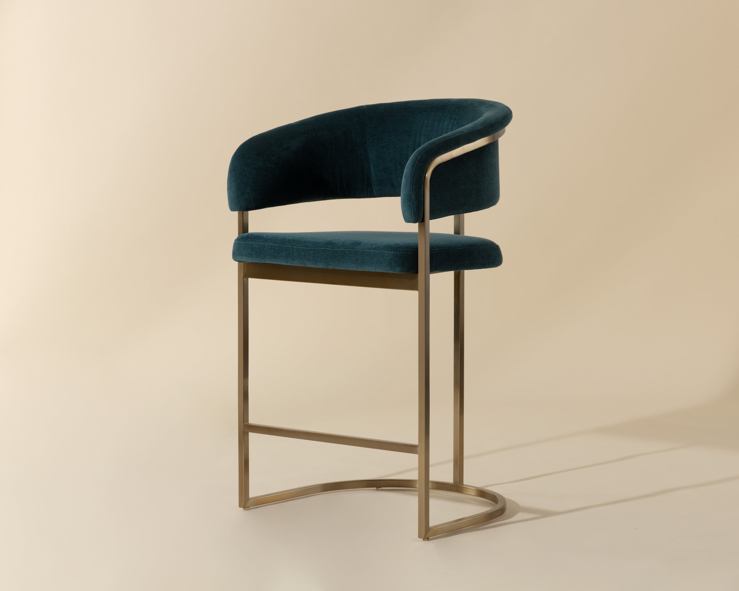 Marris Counter Stool - Gold  Danny Teal