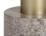 Monaco Coffee Table - Gold  Grey Marble / Charcoal Grey