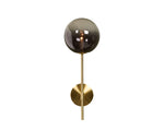 Izora Sconce - Brass  Smoke Grey Ombre