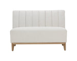 Kosovo Banquette - Natural  Copenhagen White
