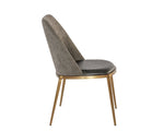 Dover Dining Chair - Bravo Portabella / Sparrow Grey