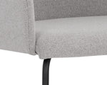 Hensley Dining Armchair - Mina Warm Grey