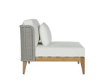 Ibiza Armless Chair - Natural  Stinson White