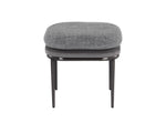 Koffi Stool - Gunmetal  Chacha Grey / Antonio Charcoal