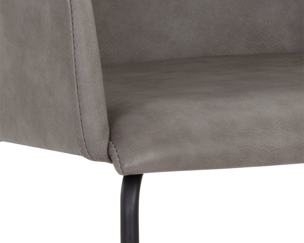 Hensley Dining Armchair - Dawn Grey