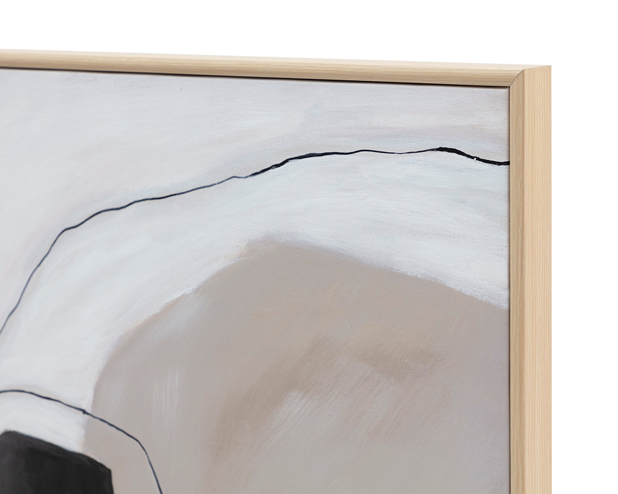 Connectivity - 72" X 48"  Natural Floater Frame