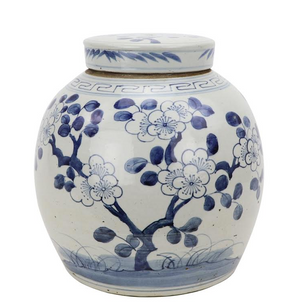 The Enchanted Home Floral Flat Top Jar
