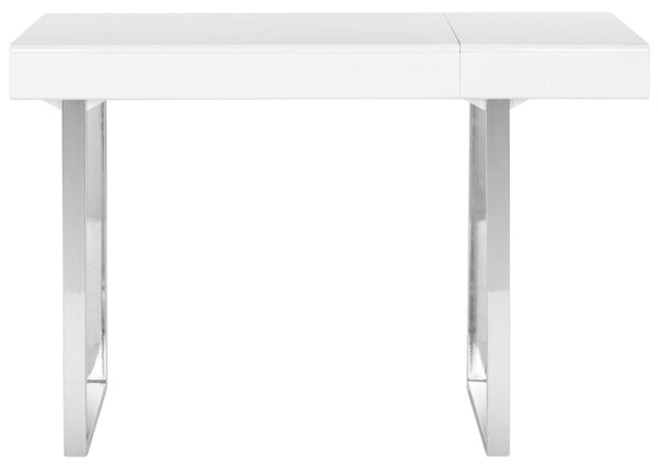 Safavieh Berkley Desk , FOX2200 - White/Chrome