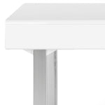 Safavieh Berkley Desk , FOX2200 - White/Chrome
