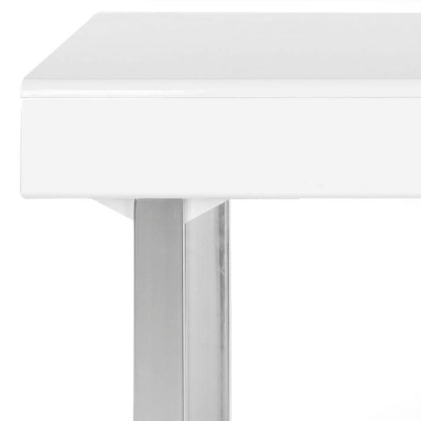 Safavieh Berkley Desk , FOX2200 - White/Chrome