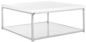 Safavieh Malone Chrome High Gloss Coffee Table , FOX2214