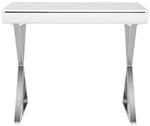 Safavieh Gordon Desk , FOX2217 - White/Chrome