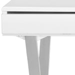 Safavieh Gordon Desk , FOX2217 - White/Chrome