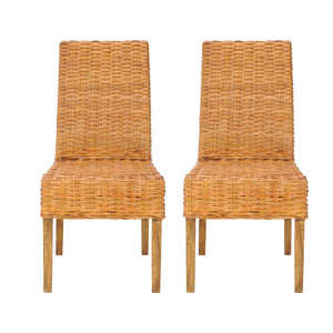 Safavieh Sanibel 18''H Rattan Side Chair (Set Of 2), FOX6504