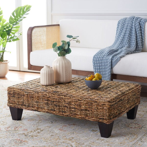 Safavieh Leary Coffee Table, FOX6528 - Banana Natural