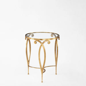 Decorative Crafts SIMONA Gold Table - FFB7