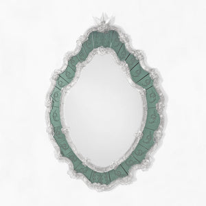 Decorative Crafts FIORI Murano Glass Mirror - TBN10