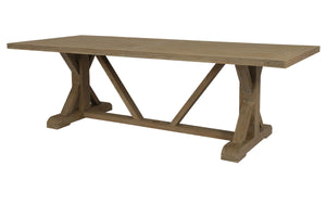 Sunset West - Coastal Teak 94" Trestle Dining Table - SW5501-TRD94