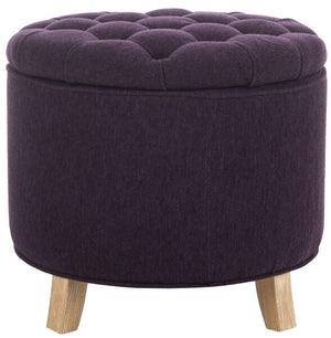 Safavieh Amelia Tufted Storage Ottoman, HUD8220