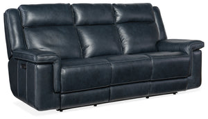 Hooker Furniture - Montel Lay Flat Power Sofa with Power Headrest & Lumbar - SS705-PHL3-047