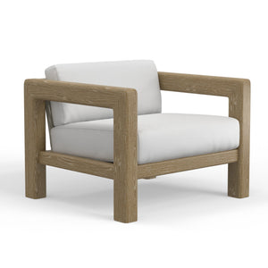 Sunset West - Sedona Club Chair in Canvas Canvas, No Welt - Light Wood Finish - SW5502-215-CCN-STKIT