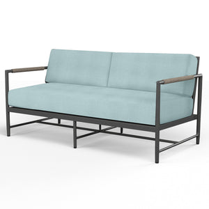 Sunset West - Pietra Loveseat w/ Sunbrella Fabric - Graphite Finish - SW4601-22