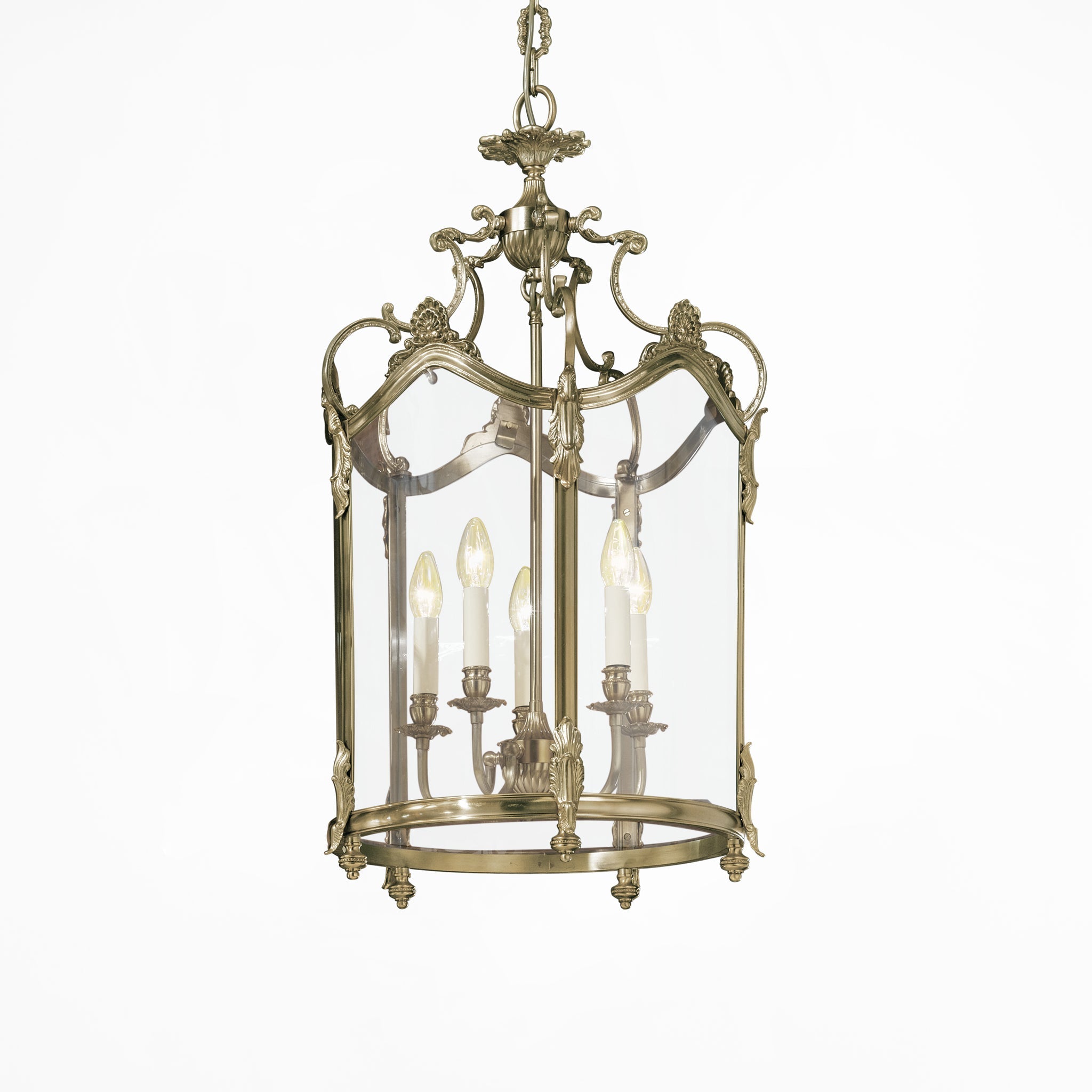 Decorative Crafts Lago Silver Lantern