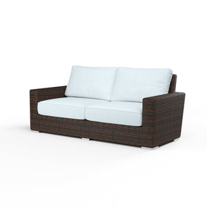 Sunset West - Montecito Loveseat w/ Sunbrella Fabric - Cognac Finish - SW2501-22