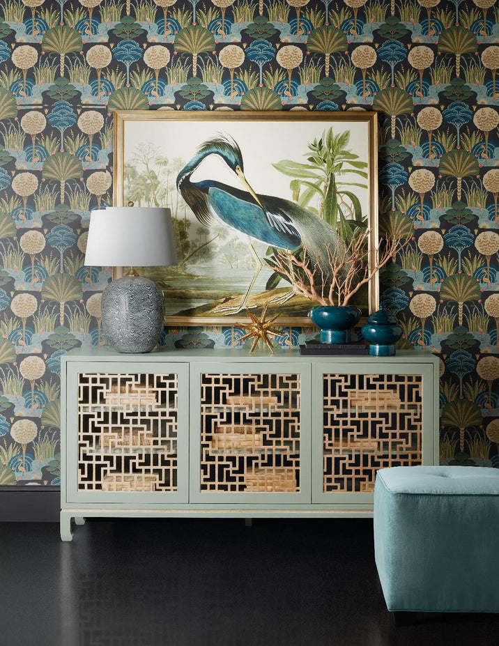 Commerce & Market Trellis Entertainment Credenza | Hooker Furniture - 7228-55036-35
