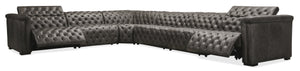 Hooker Furniture - Savion Grandier 6 pc Sectional w/3 PWR Recline PWR Headrest - SS434-G6PS-096
