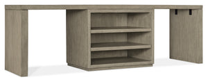 Hooker Furniture - Linville Falls 96" Desk with Centered Open Desk Cabinet - 6150-10925-85