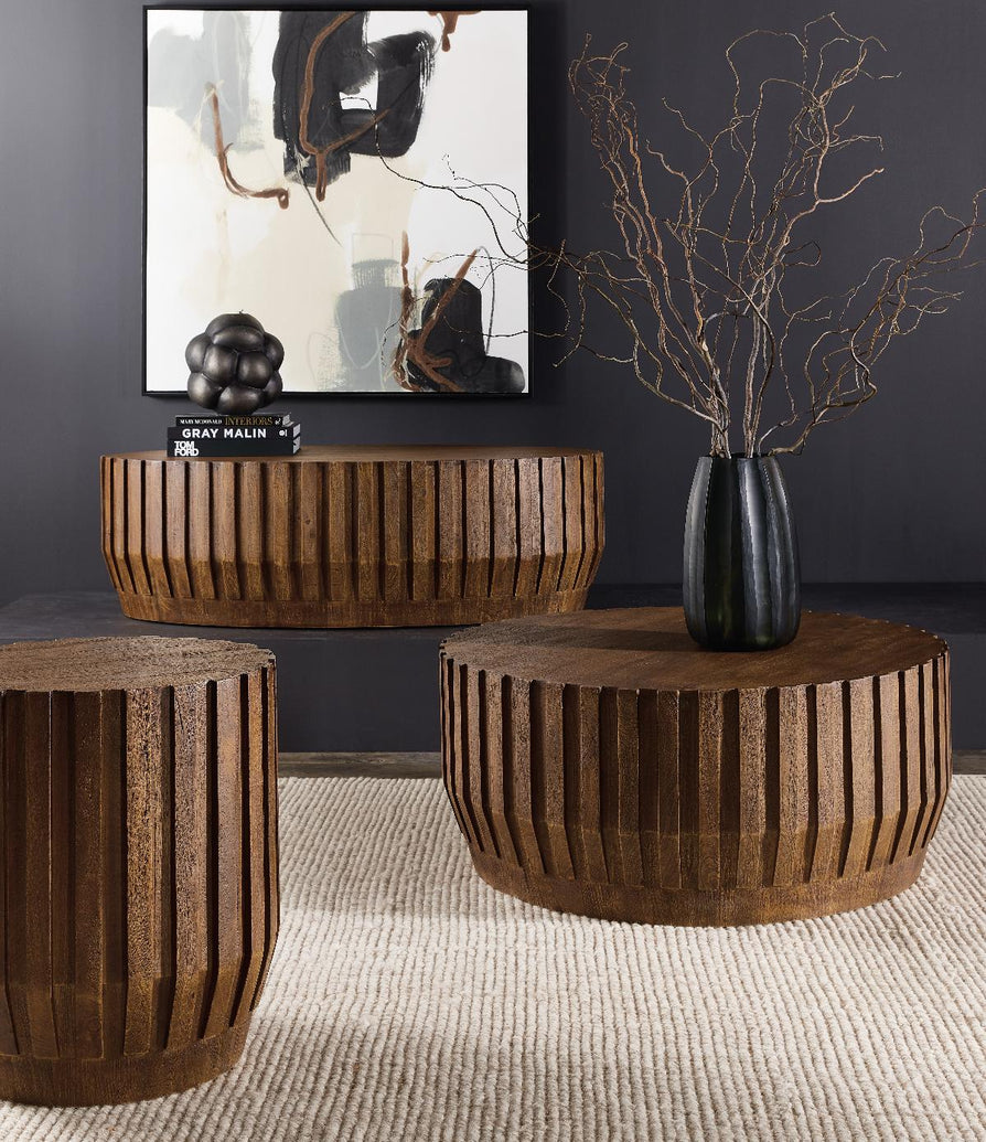 Commerce and Market Gears Round Cocktail Table | Hooker Furniture - 7228-80211-85