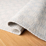 Safavieh Cotton Kilim 222 Rug, KLC222 - Light Blue / Ivory