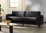 Safavieh Couture Winford Velvet Sofa , KNT7045 - Shale