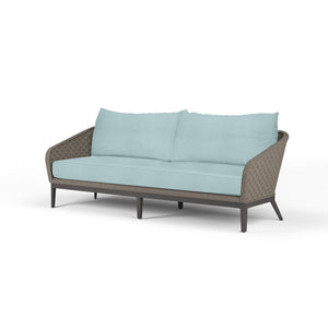 Sunset West - Marbella Sofa w/ Sunbrella Fabric - Graphite Finish - SW4501-23