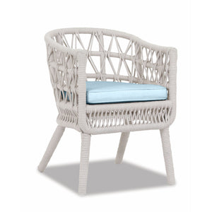 Sunset West - Dana Rope Dining Chair w/ Sunbrella Fabric - Natural Finish - SW4301-1