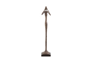 Phillips Collection - See No Evil Slender Sculpture, Small, Resin, Bronze Finish - PH59232