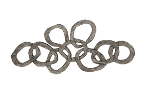 Phillips Collection - Chain Wall Art, Chamcha Wood, Gray Stone Finish - TH94577