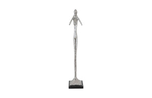 Phillips Collection - Speak No Evil Slender Sculpture, Small, Resin, Silver Leaf - PH66277