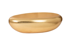 Phillips Collection - River Stone Coffee Table, Gold Leaf, Large - PH57485