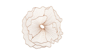 Phillips Collection - Poppy Flower Wall Art, Copper, SM - TH108863