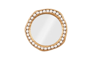 Phillips Collection - Pearl Mirror, Gold Leaf, Round - PH104148